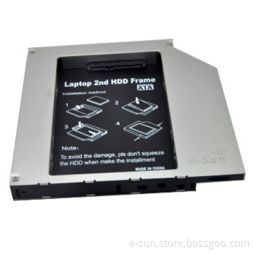Low Price 9.5mm/2.5\" Universal Second HDD Caddy for laptop